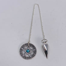 Load image into Gallery viewer, Pendulum - Metal Pentacle
