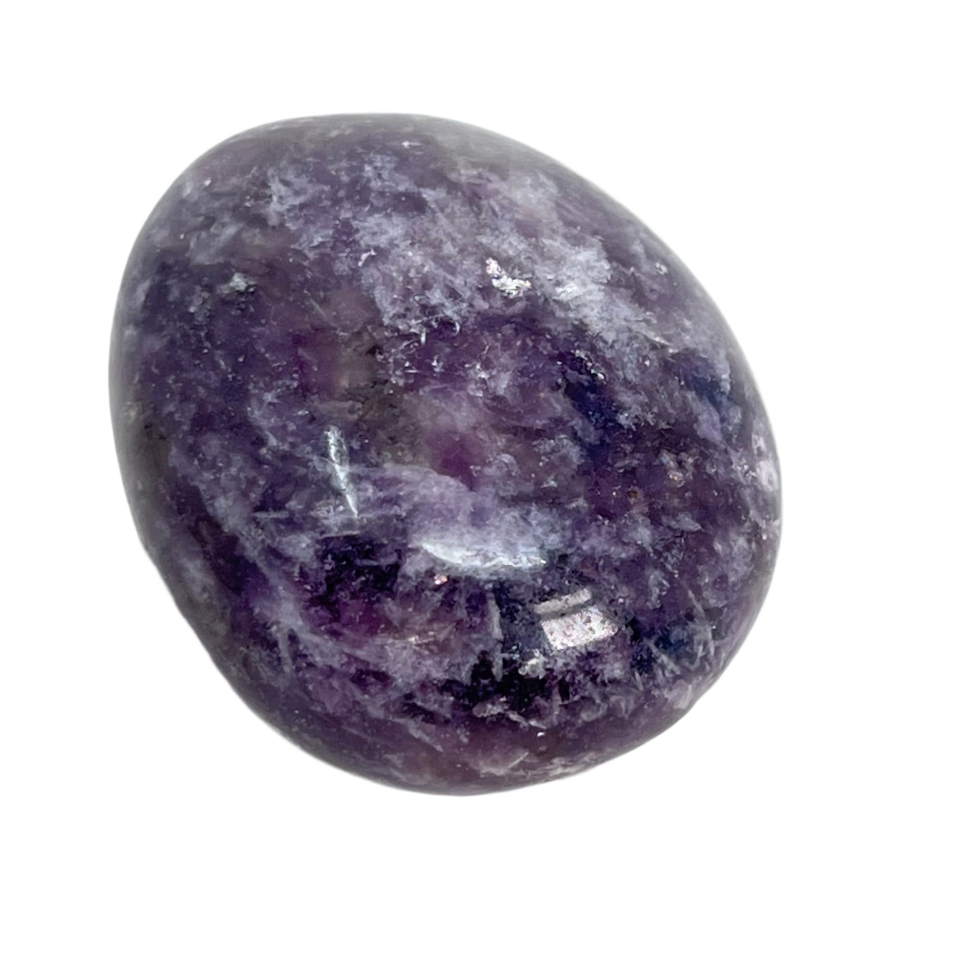 Lepidolite Palm Stone - $29