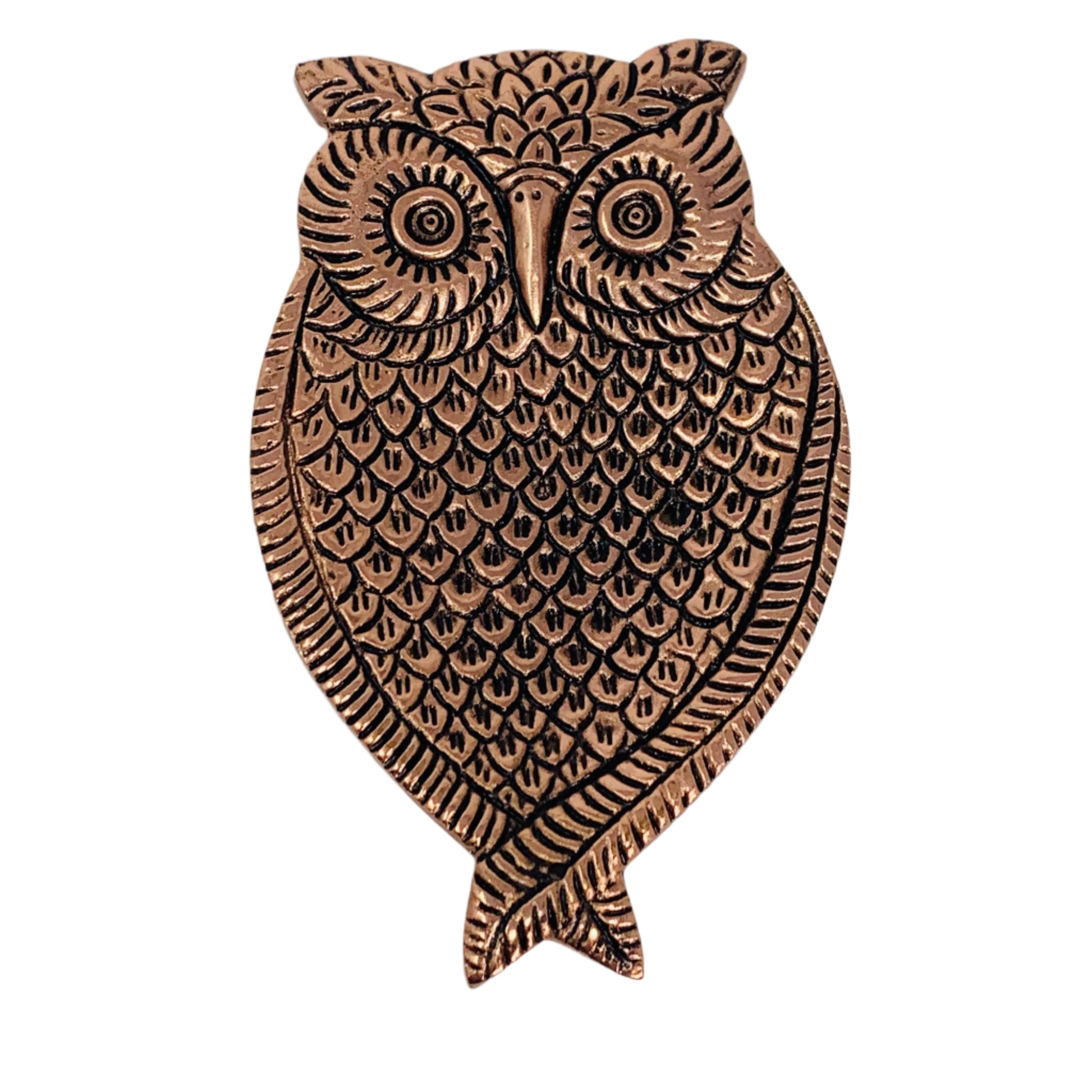 Copper Owl Dish