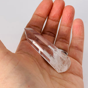 Wand Faceted Clear Quartz - Small