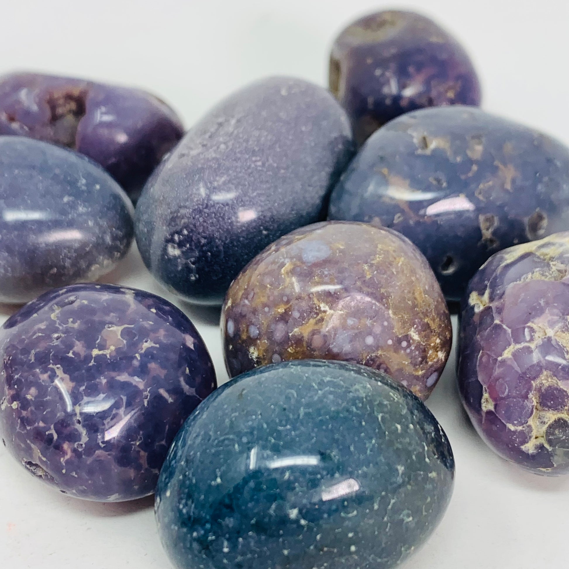 Grape Agate - Tumbled