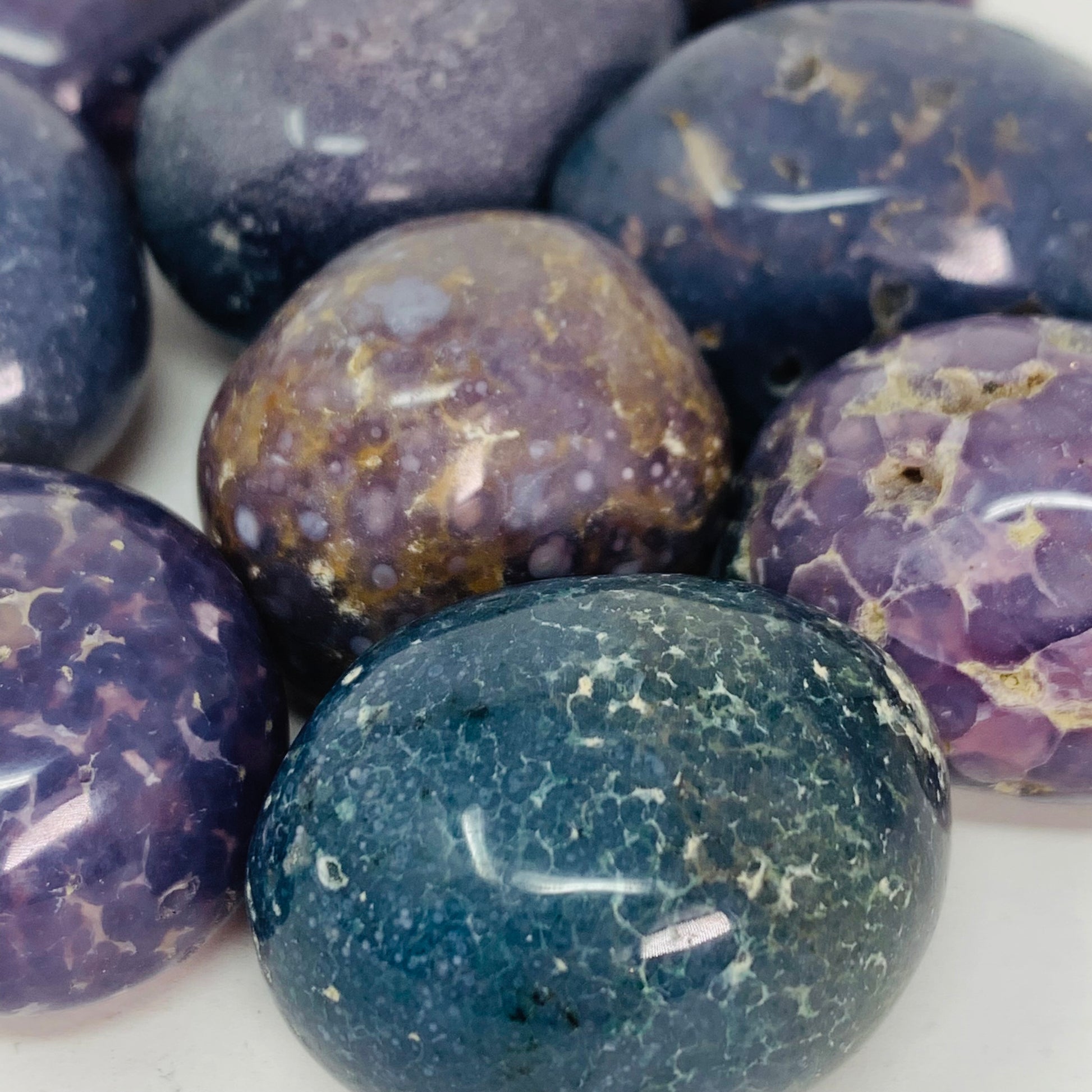 Grape Agate - Tumbled
