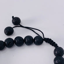 Load image into Gallery viewer, Lava Bead Bracelet - Black 10mm

