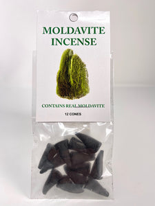 Moldavite Incense cones