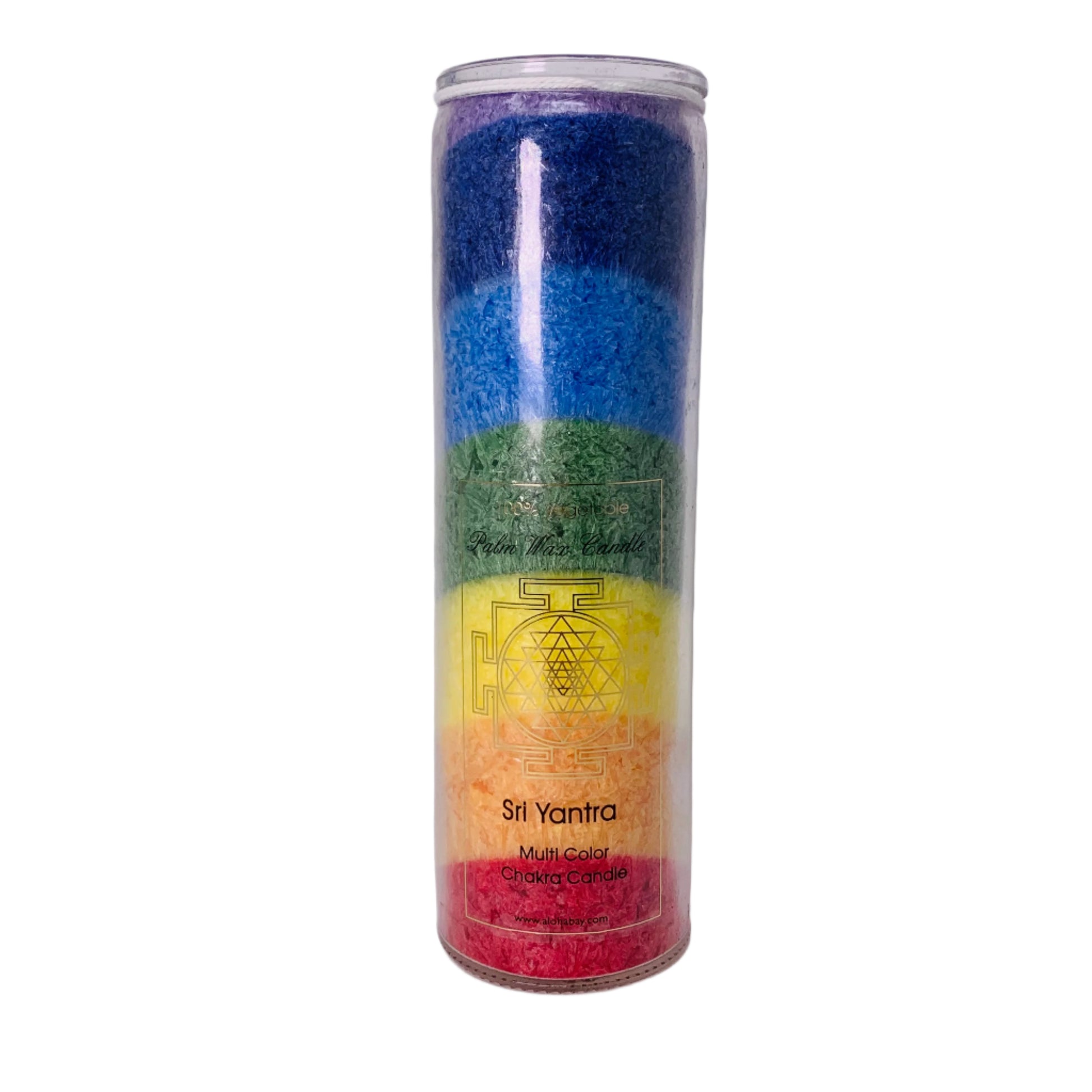 Chakra Pillar Candle in Jar 16oz
