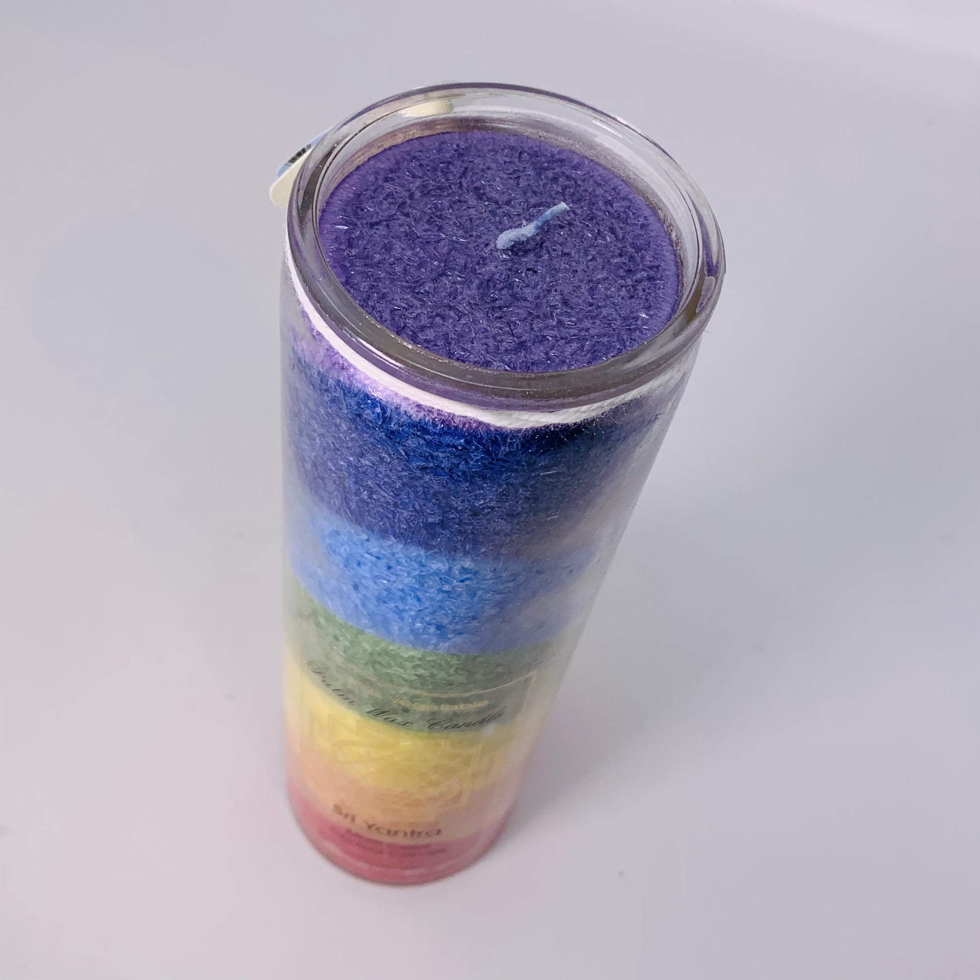 Chakra Pillar Candle in Jar 16oz