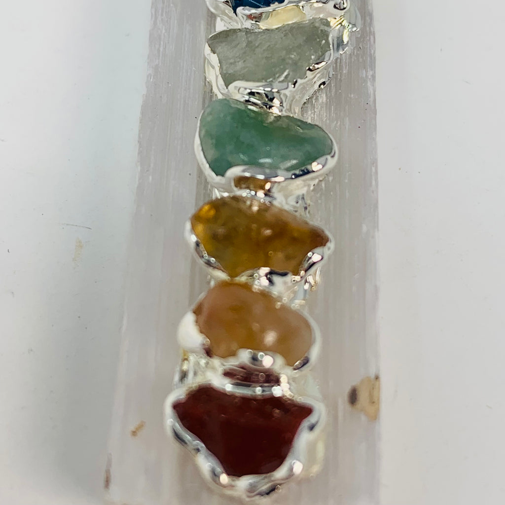 Selenite Chakra Pendant