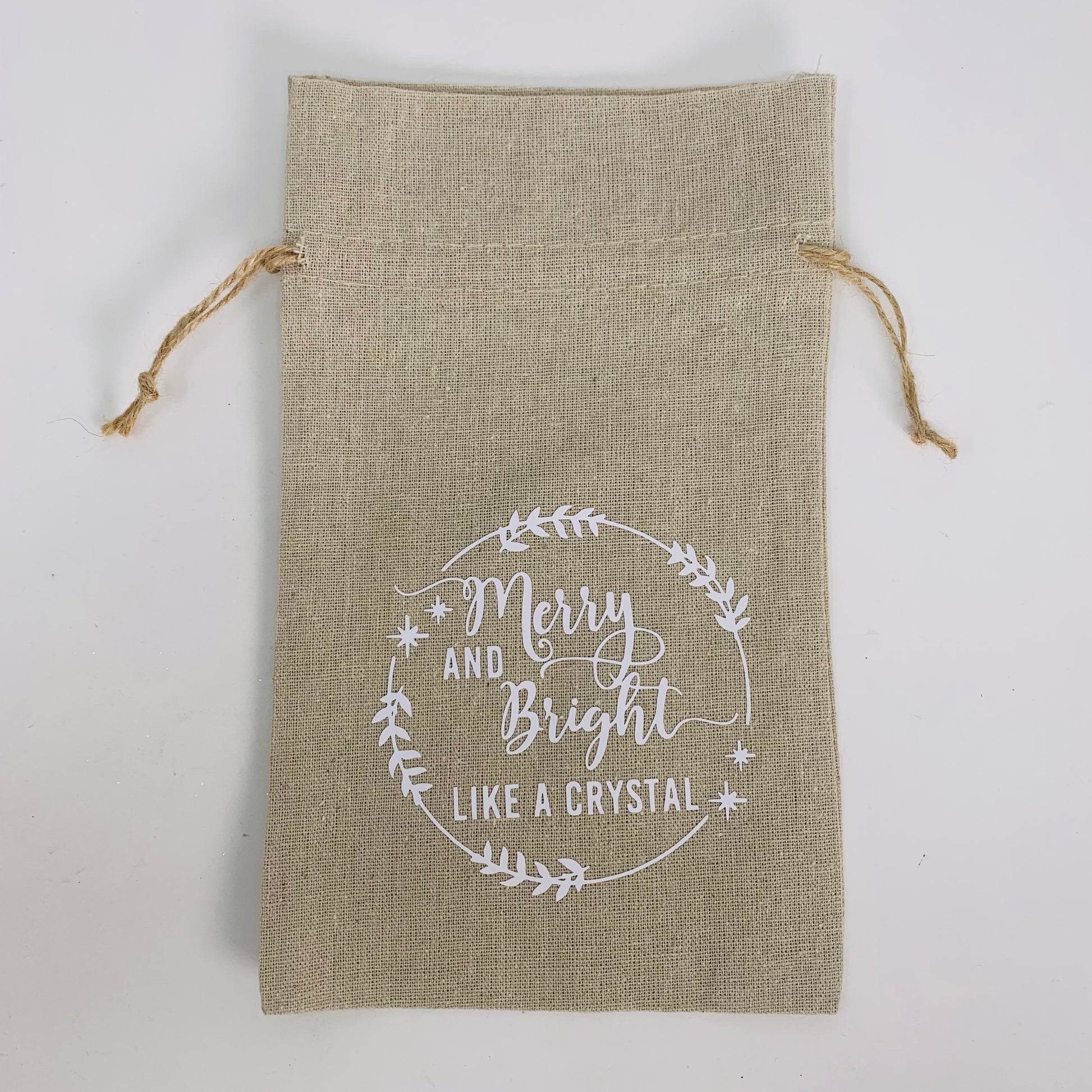 Gift Bag - Merry & Bright Like a Crystal