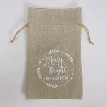 Load image into Gallery viewer, Gift Bag - Merry &amp; Bright Like a Crystal
