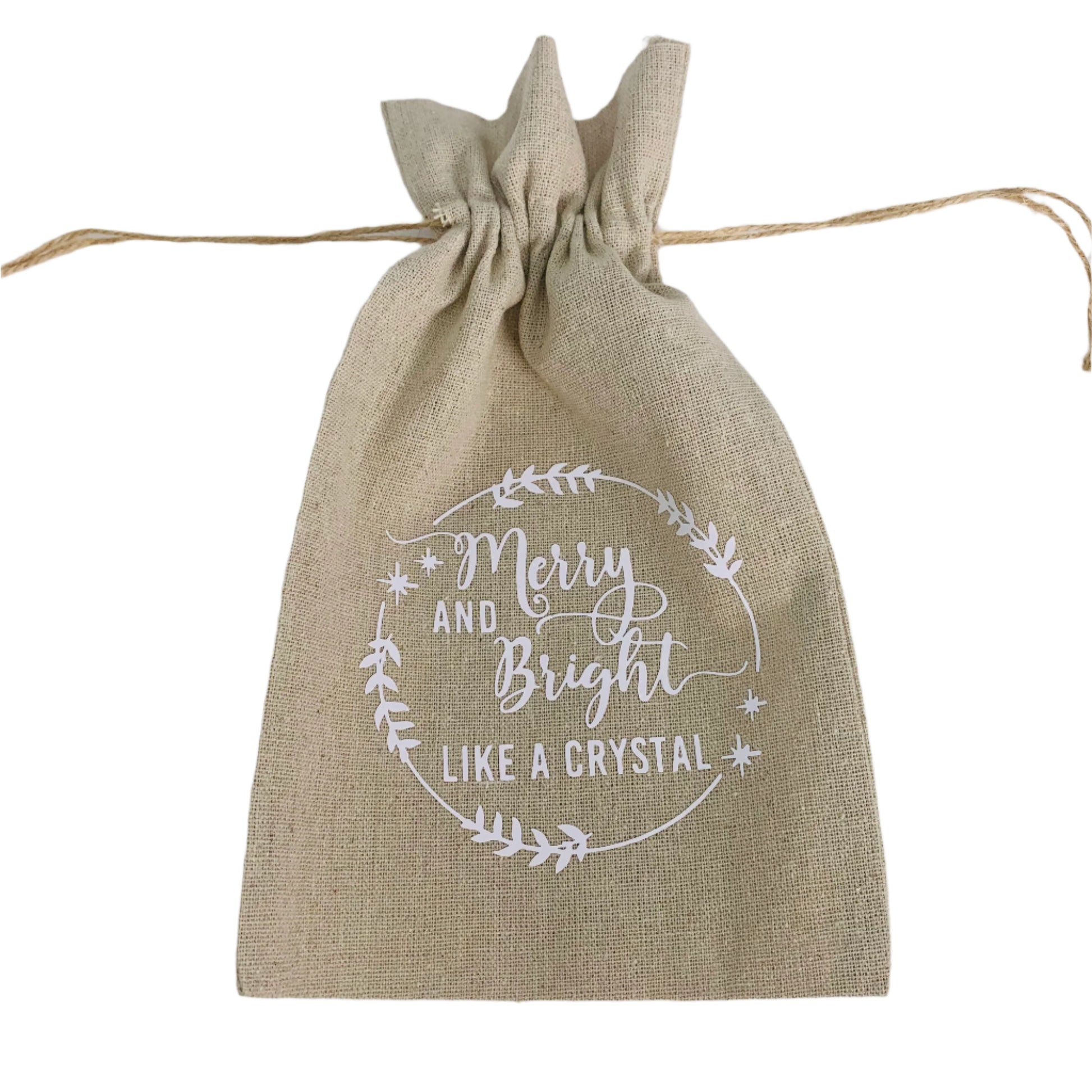 Gift Bag - Merry & Bright Like a Crystal