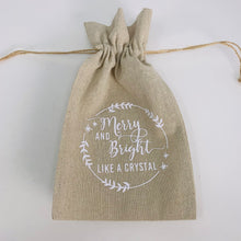 Load image into Gallery viewer, Gift Bag - Merry &amp; Bright Like a Crystal
