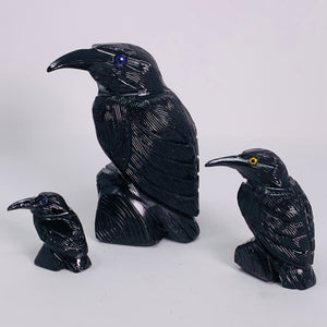 Black Onyx Raven (4 sizes)