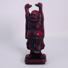 Load image into Gallery viewer, Standing Happy Buddha (Red Resin) 5&quot;

