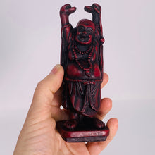Load image into Gallery viewer, Standing Happy Buddha (Red Resin) 5&quot;
