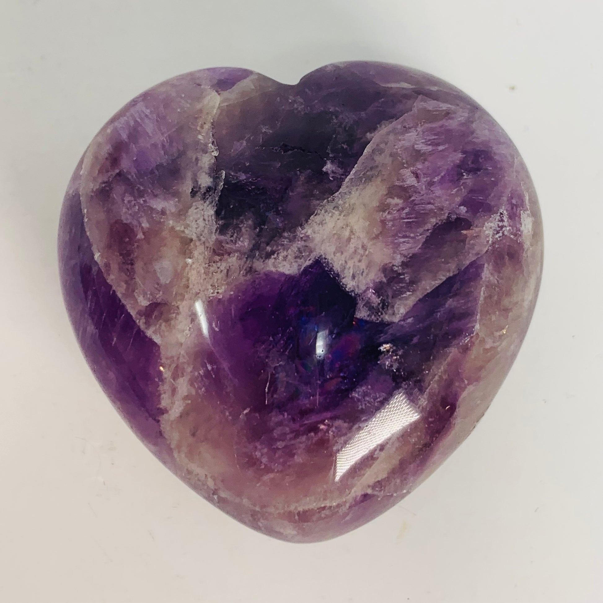 Amethyst (Chevron) Puffy Heart