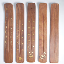 Load image into Gallery viewer, Wooden Incense Holder (7 options)
