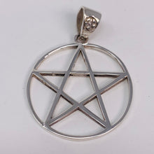 Load image into Gallery viewer, Pendant - Sterling Silver Pentacle
