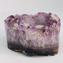 Load image into Gallery viewer, Amethyst Cluster Tealight Holder
