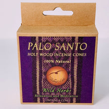 Load image into Gallery viewer, Palo Santo Incense cones (with wild herbs)
