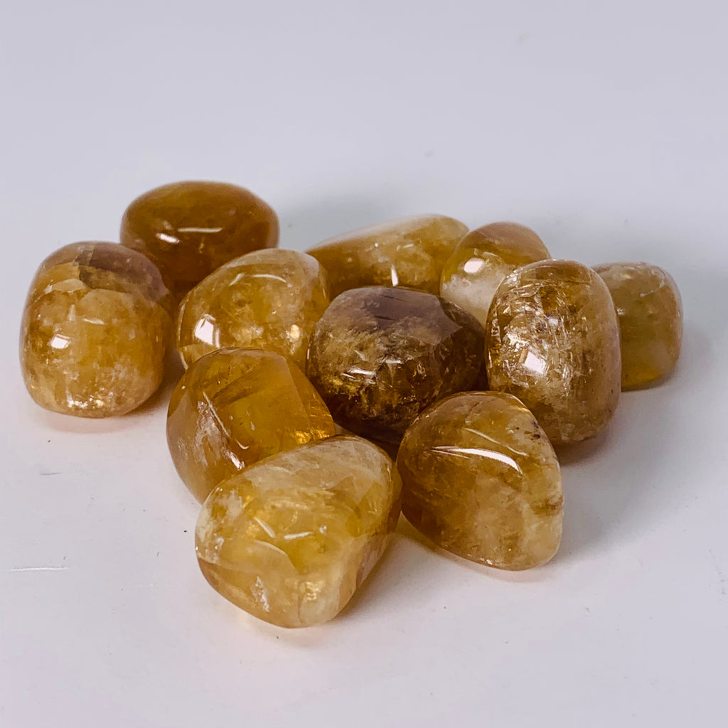 Honey Calcite - Tumbled