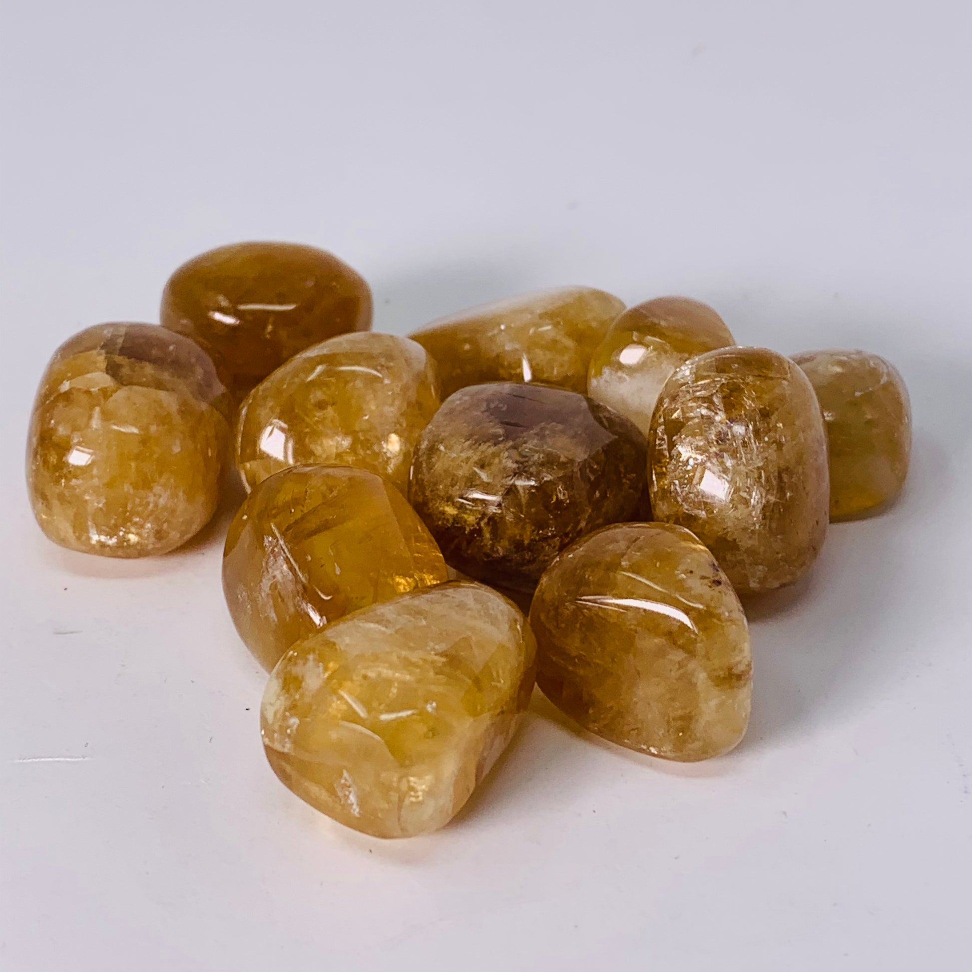 Honey Calcite - Tumbled
