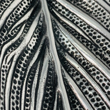 Load image into Gallery viewer, Silver Leaf Recycled Metal Incense Holder
