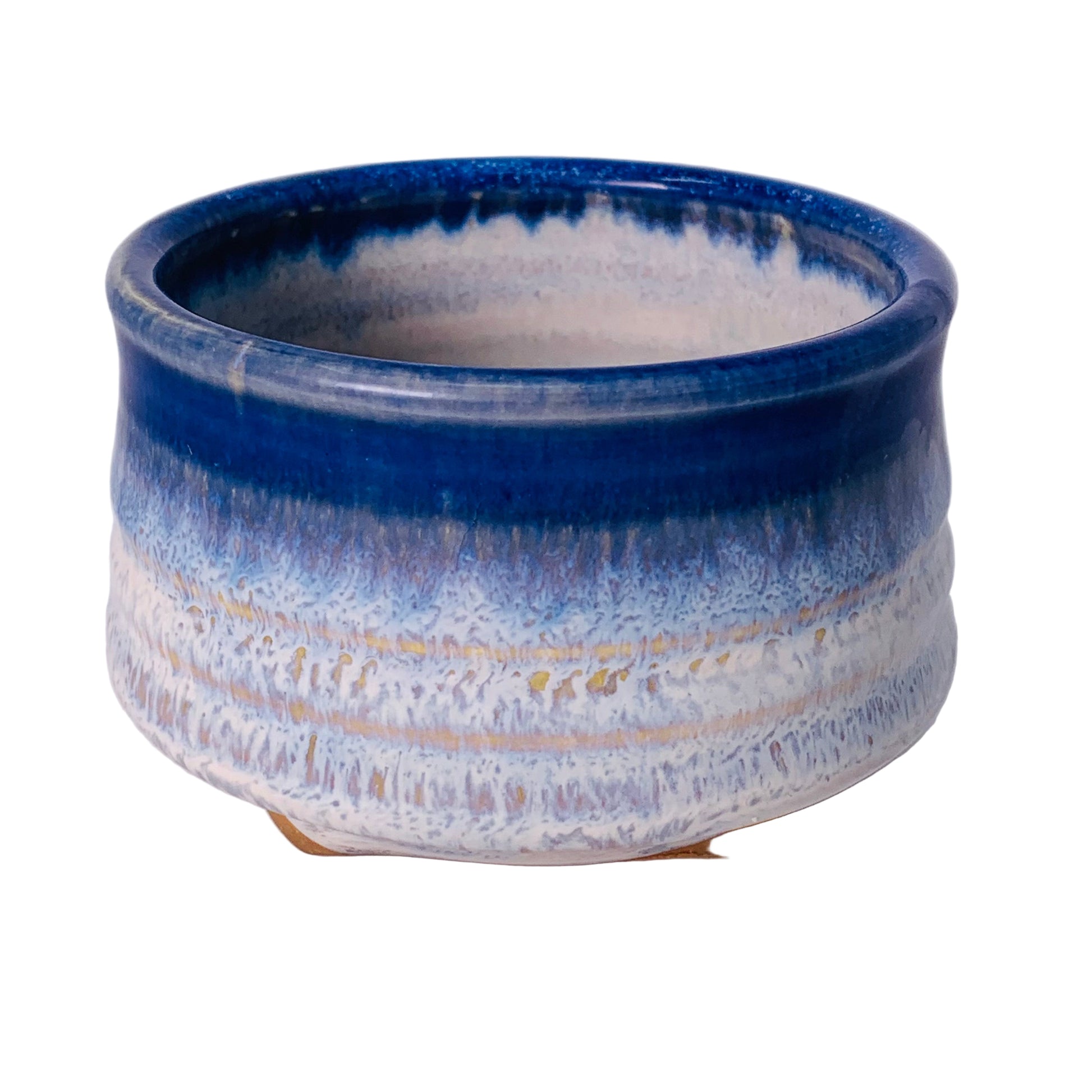 Incense Cup Blue Rim