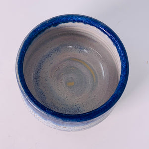 Incense Cup Blue Rim