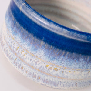 Incense Cup Blue Rim