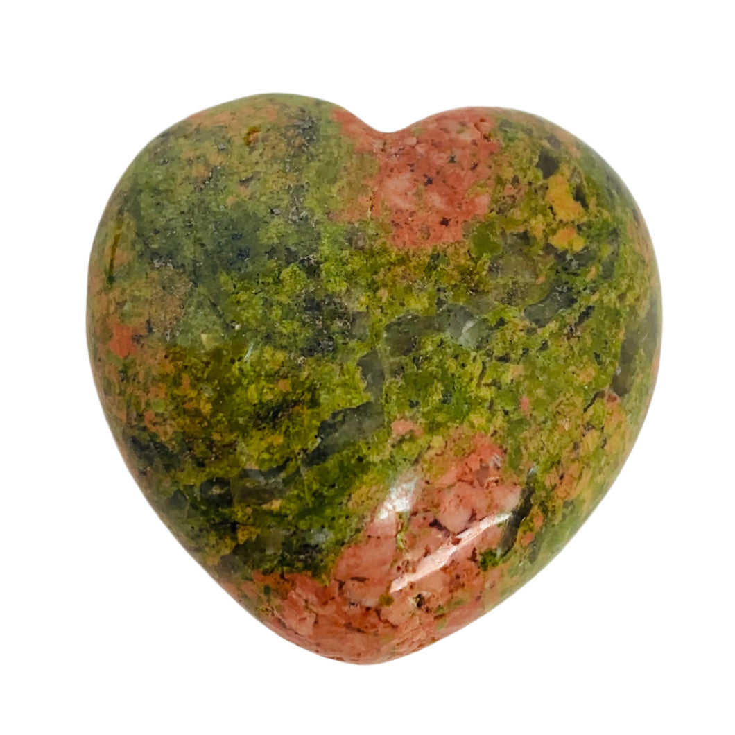 Unakite Puffy Heart