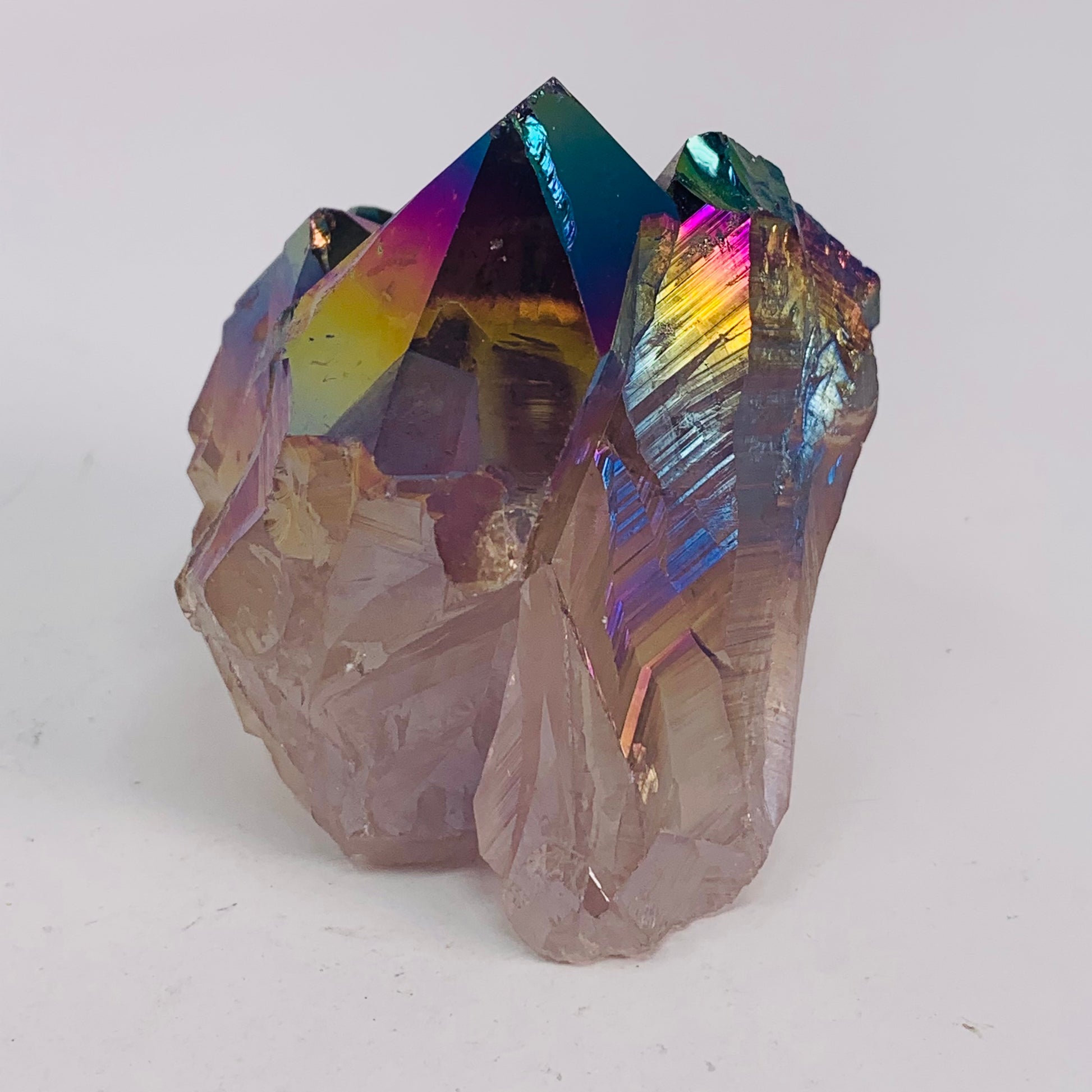 Rainbow Titanium Quartz (Top Polished - 3 options)