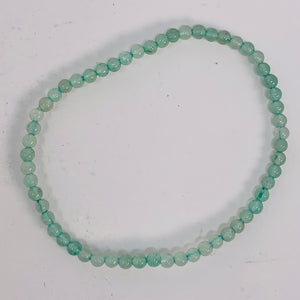 Crystal Bead Bracelet 4mm (Various)