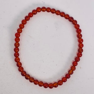 Crystal Bead Bracelet 4mm (Various)