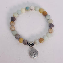 Load image into Gallery viewer, Bracelet - Amazonite &amp; Tree of Life
