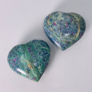 Ruby Fuchsite Heart
