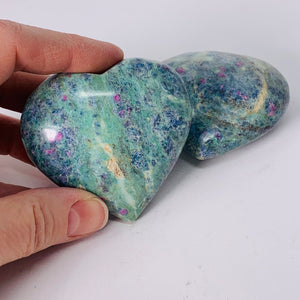 Ruby Fuchsite Heart
