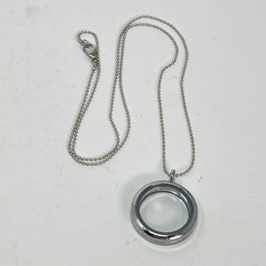 Necklace - Round Glass Locket