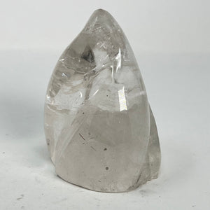 Clear Quartz Standing Flame