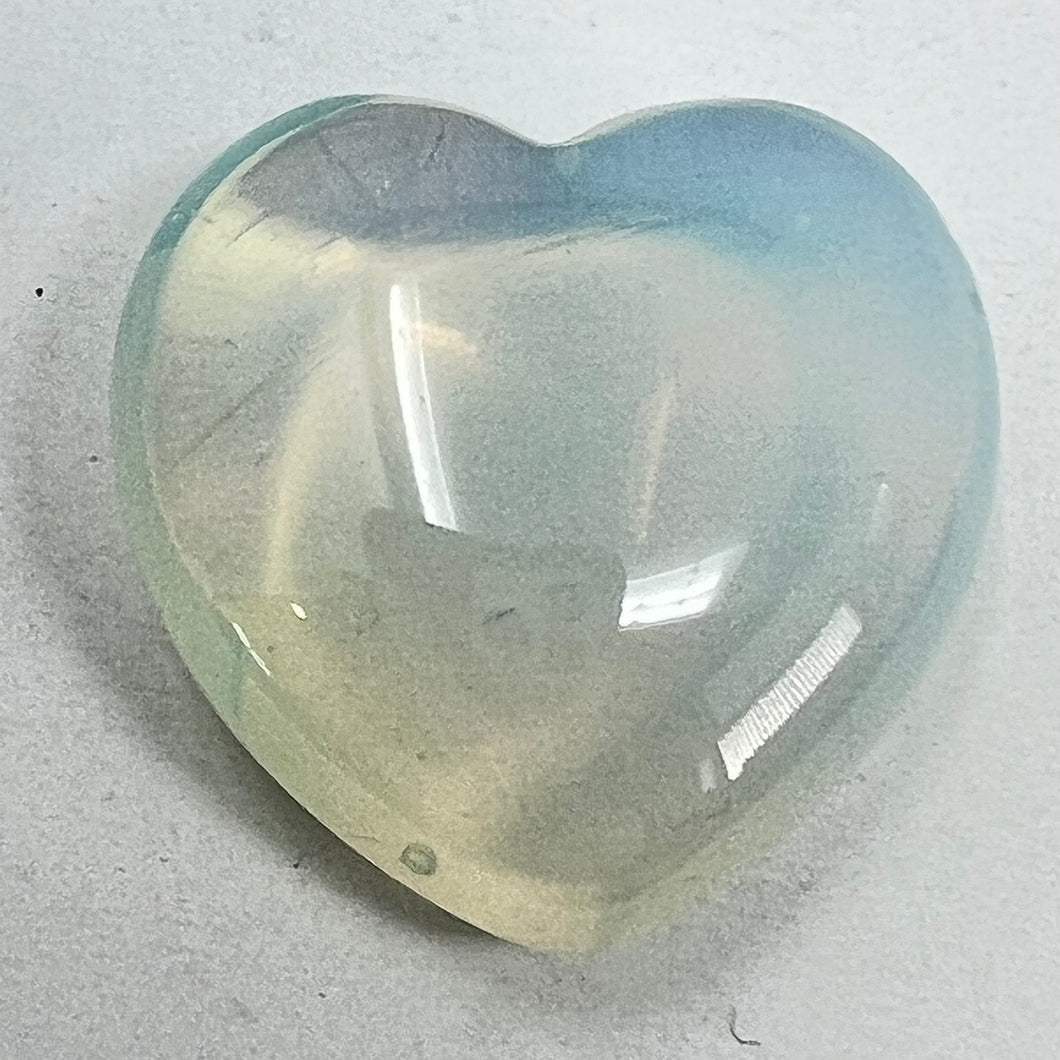 Opalite Puffy Heart