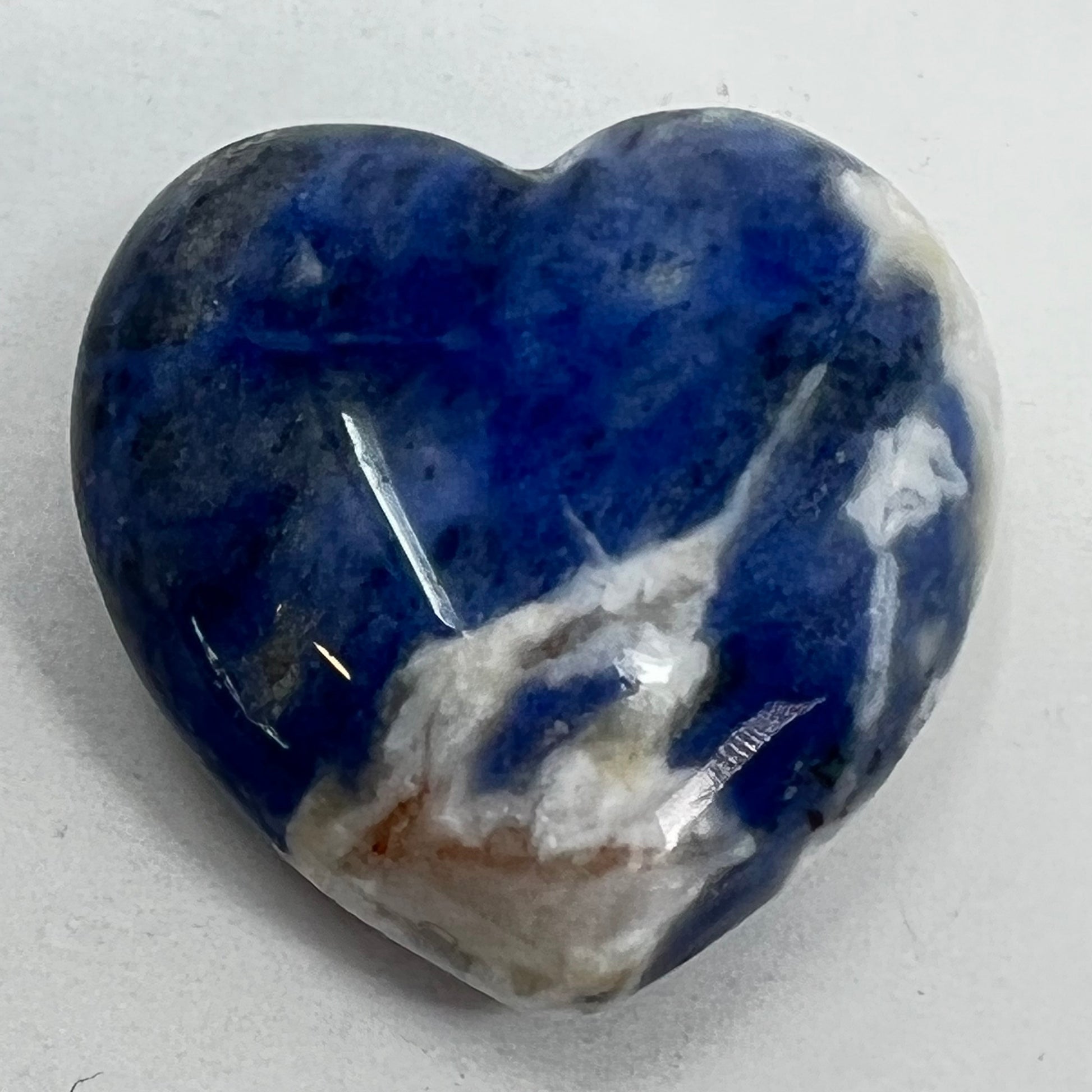 Sodalite Puffy Heart