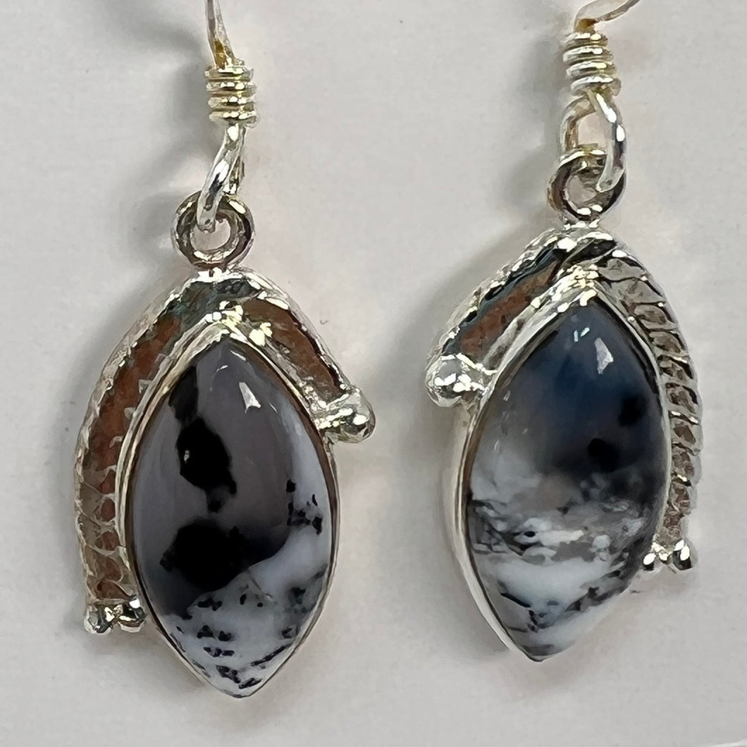 Earrings - Dendritic Agate