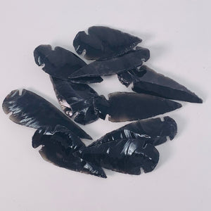 Black Obsidian Arrowhead