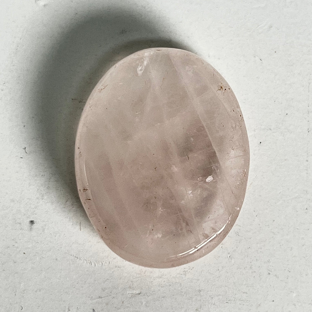 Rose Quartz Worry Stone