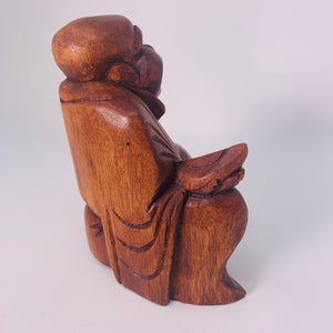 Happy Buddha (Wood)