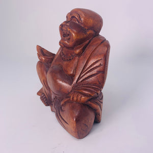 Happy Buddha (Wood)