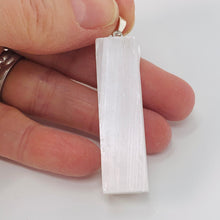 Load image into Gallery viewer, Selenite Slice Pendant
