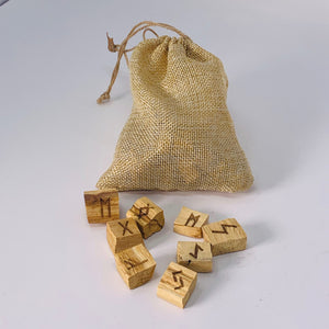 Rune Set - Palo Santo Wood