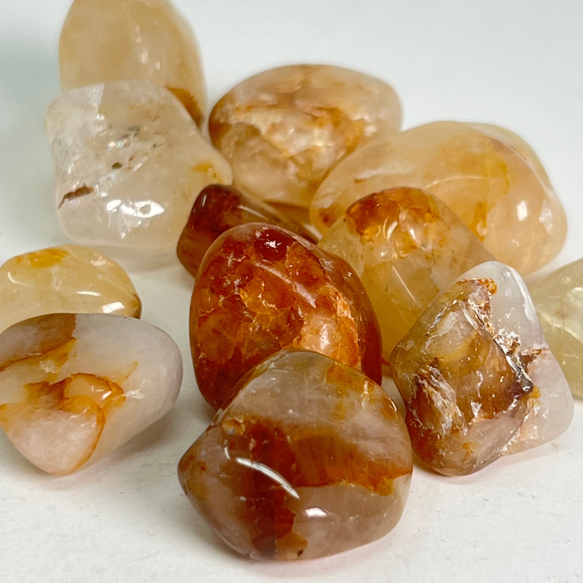 Golden Healer Quartz (Azeztulite) - Tumbled
