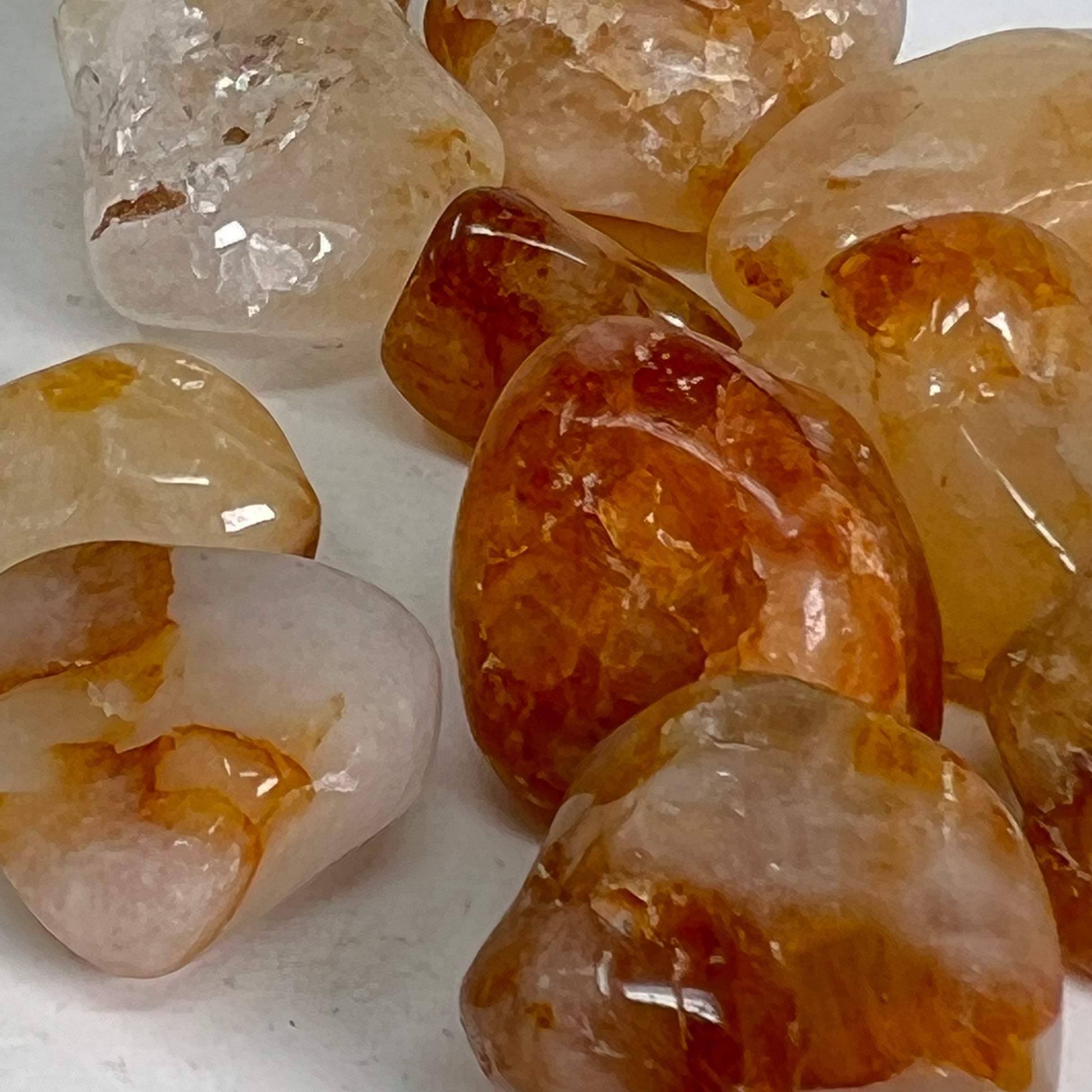 Golden Healer Quartz (Azeztulite) - Tumbled