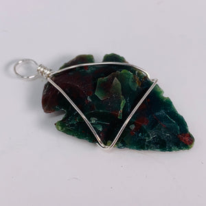 Arrowhead Wire Wrapped Pendant (Options)